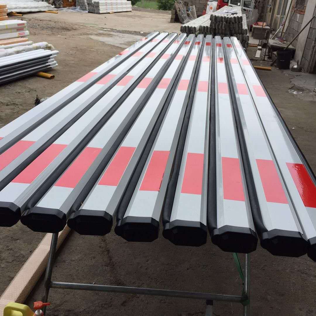 道闸杆直杆加厚铝合金八角杆停车场小区门卫起落拦车杆