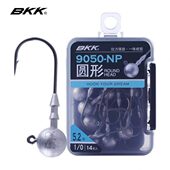 BKK内德铅头钩黑金钢加强路亚钩不倒翁浮水虾软饵钩黑坑鲈鱼鳜鱼