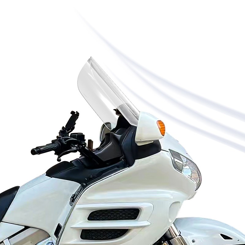 骑士牛适用于摩托车本田金翼GL1800前挡风玻璃改装风挡加高配件
