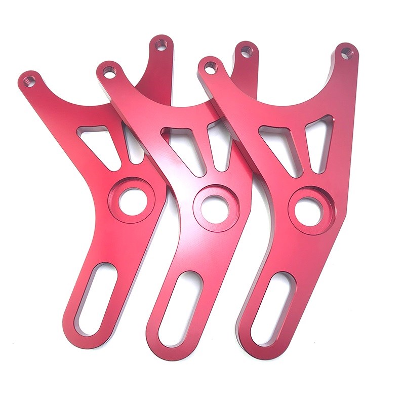 电摩220Y码改装小螃蟹卡钳转接码一字平叉通用型12寸电机BWS战速