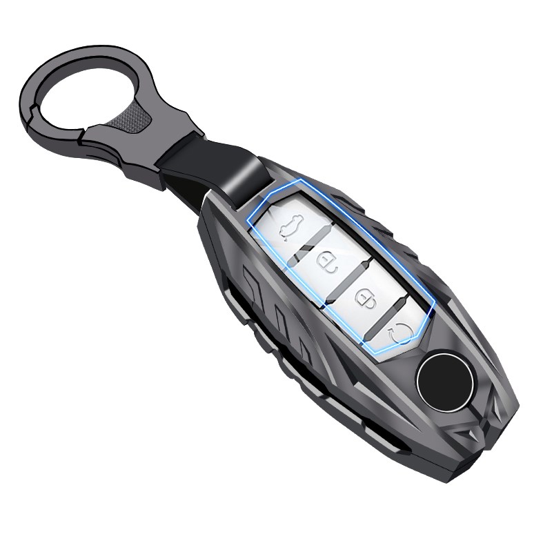 适用日产轩逸14代2021款钥匙套逍客两键2022奇骏天籁尼桑蓝鸟壳扣