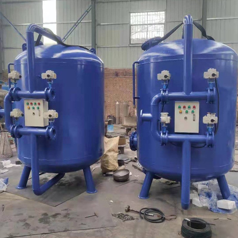 石英砂过滤器多介质过滤器砂石活性炭浅层砂高速砂缸过滤