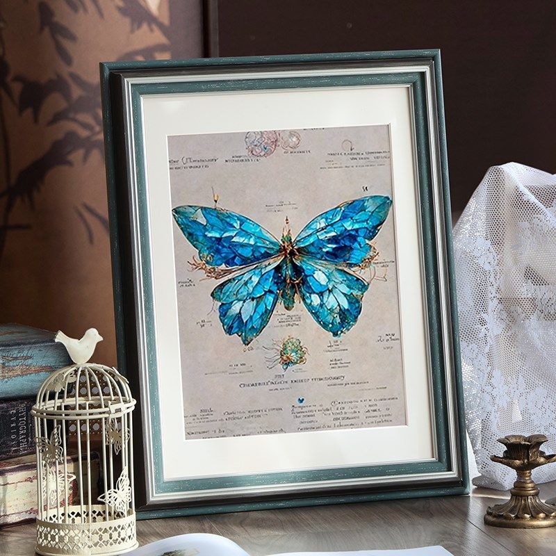 美式复古大画框空框装裱相框挂墙16 20寸4开8K a4a3油画框架定制