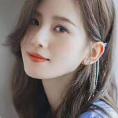 刘诗s闪钻流苏发夹仙气侧边发卡高级感气质刘海夹后脑勺鸭嘴夹