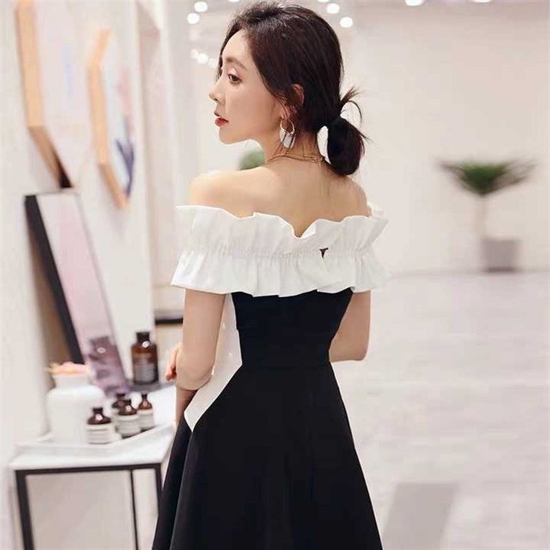 新款新娘婚纱礼服一字领披肩缎面婚纱配饰白色松紧单层厚缎小披肩