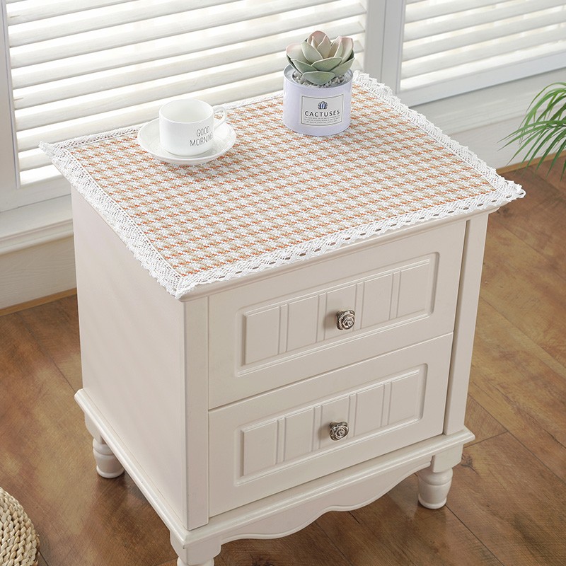 简约防尘罩电视机罩冰箱洗衣机床头柜盖布多用巾盖巾小桌布小方巾