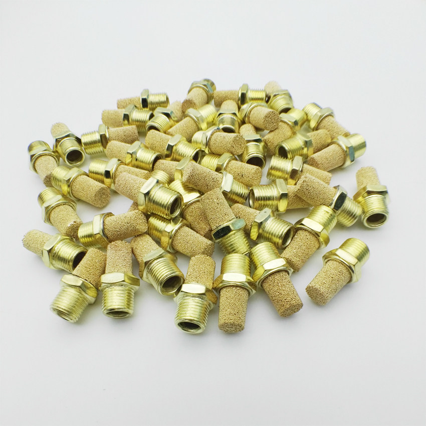 pst/ps2分/3分l电磁阀铜消声器 消音器气动接头