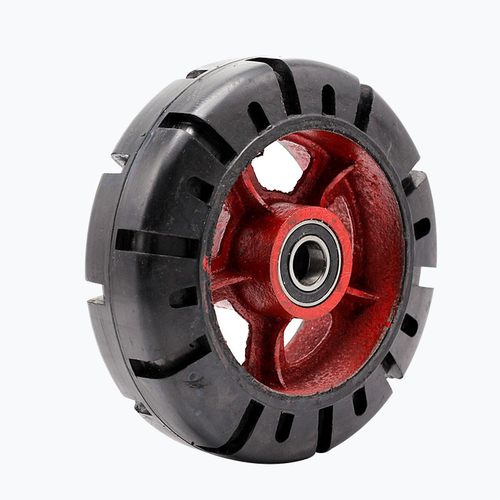 超重型万向轮铁芯橡胶龙门架轱辘手推车转向滚轮载重轮子10寸脚轮