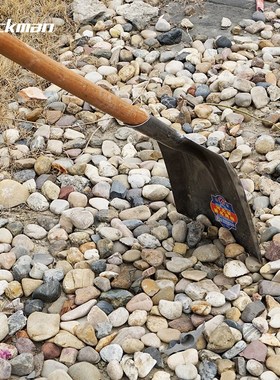 hackman户外铁锹农用加厚铁锨挖沙工具军工铲车用铁铲木柄锹铲子