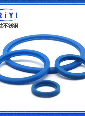 SMS圆螺纹活动接头垫片垫圈蓝色矽橡胶三元乙丙橡胶 由任三元乙丙