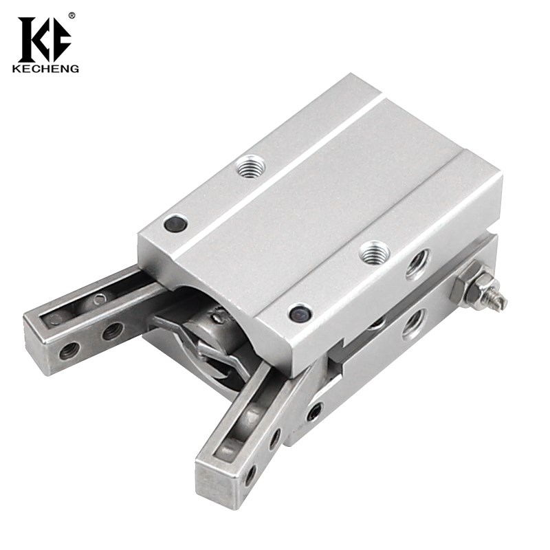 手指气缸夹爪机械手气动夹具HFY-10/16/20/25/32HFTY-16/20/25/32