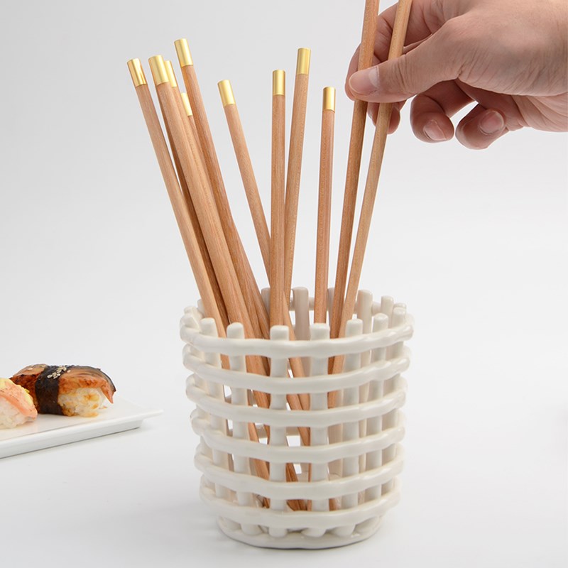 oakliving家用高端天然实木筷鸡翅芸香木福筷送礼无漆无蜡防滑霉