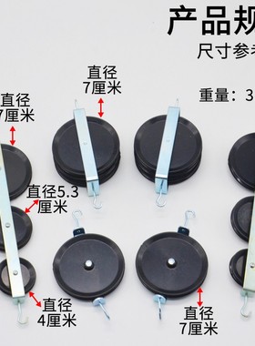 演示滑轮组大号含单滑轮双换轮并滑轮J21031机械效应物理力学实验