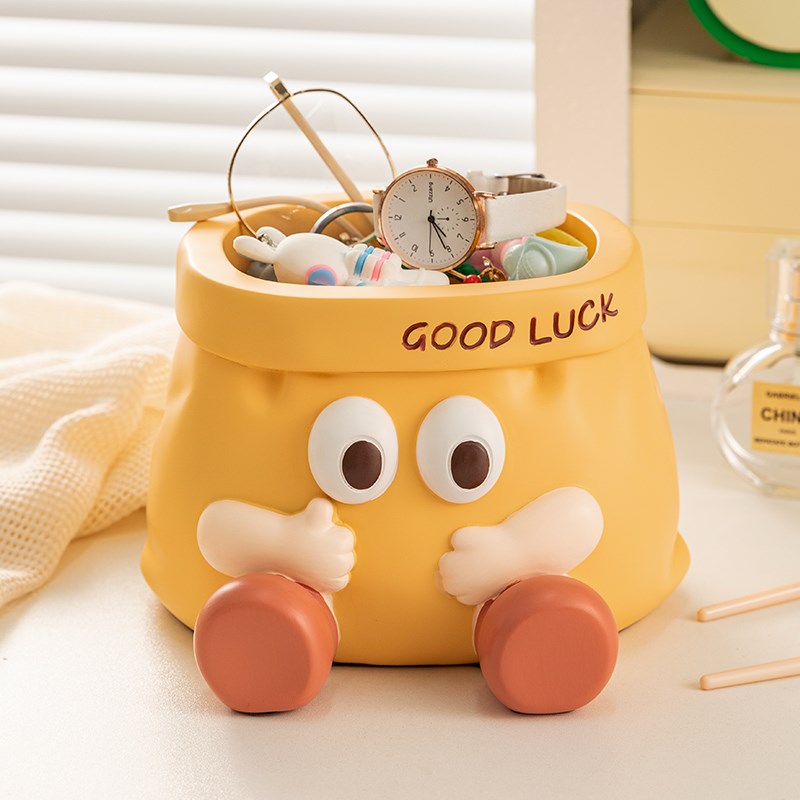 可爱卡通入户钥匙收纳玄关摆件桌面客厅家居装饰品房间改造小物件