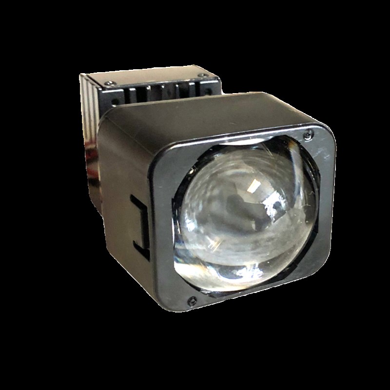 LED激光矩阵大灯双光透镜远近一体式模组短款车头大灯恶魔鱼眼55W