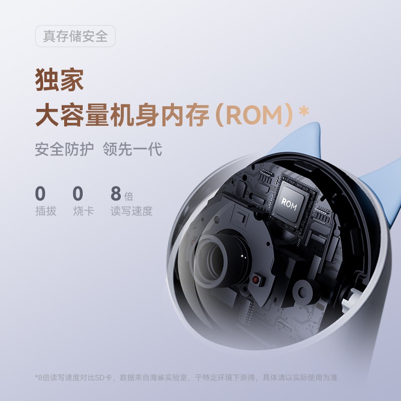 【国家补贴】鸿蒙智选海雀智能摄像头3s4K手机远程360度全景监控