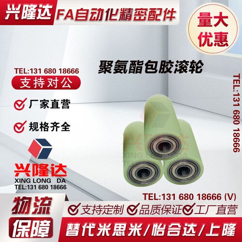替代米思米怡合达聚氨酯衬层滚轮ROEUS/ROEUA/ROEGS/ROEGA