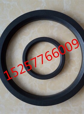 碳纤维密封圈改性四氟Q41/47球阀阀座CPTFE黑色耐高温阀垫DN50/65