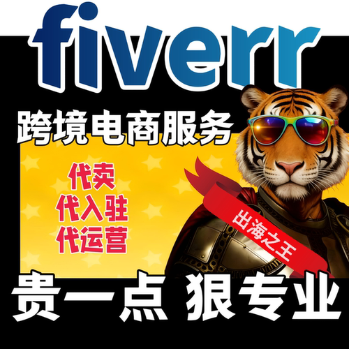 跨境电商fiverr技能平台代入驻代运营代理托管合作电子商务服务