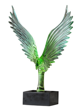 高级感艺术品办公室摆件轻奢高档客厅玄关酒O柜装饰品乔迁新居礼