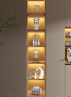 北欧轻奢摆件玄关客厅电r视柜酒柜装饰高级感样板间工艺礼品摆饰