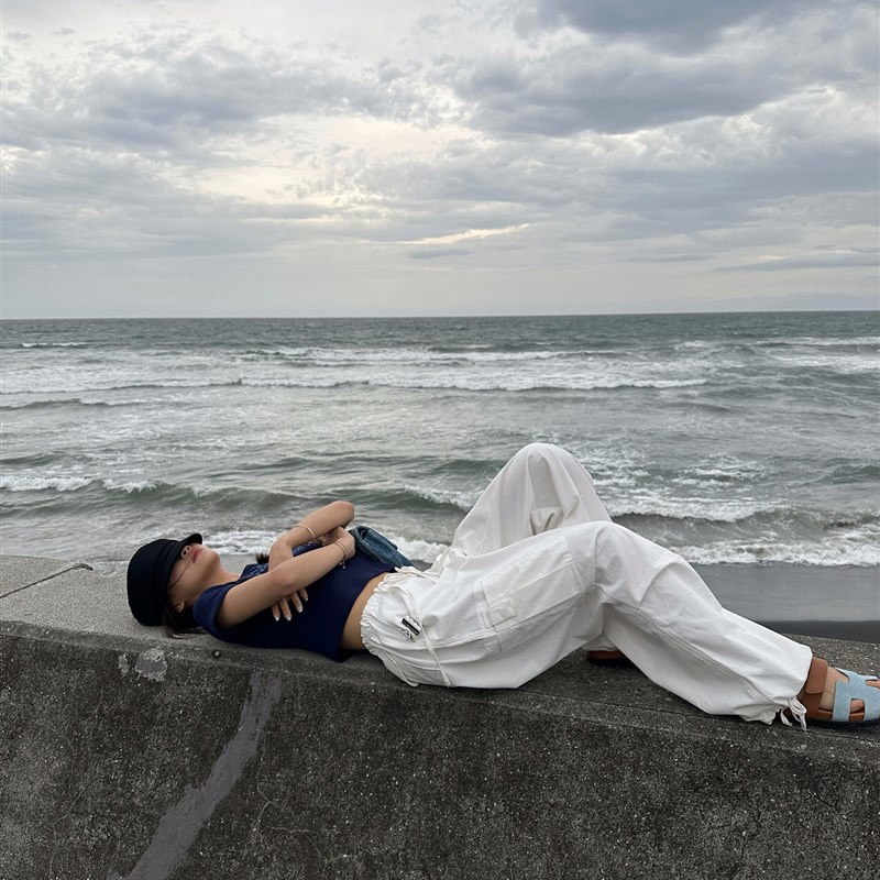 【现货】VI/耍酷神器裤型松弛口袋T抽绳宽松工装裤