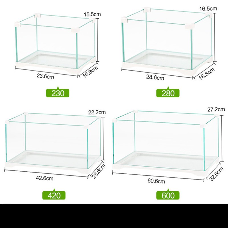 森森乌龟缸饲养箱乌龟p别墅生态龟缸养龟的专用缸 家用鱼缸玻璃缸