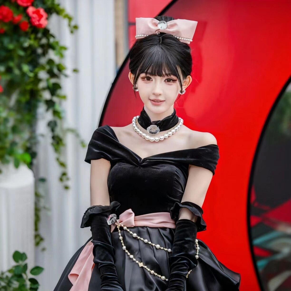 和平精英cos丽猫千金淑猫摩登魅猫cos服吃鸡新皮肤cosplay服