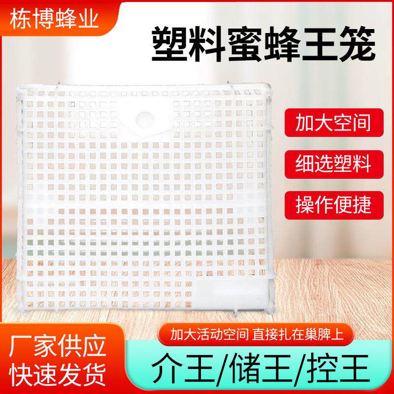 蜜蜂囚王笼养蜜蜂塑料王笼中蜂意蜂囚王笼多功能储王器控王笼蜂具