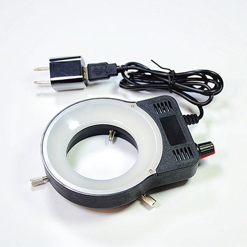 PDOK工业显微镜光源补光灯环形LED直播OK65磨砂罩亮度可调不反光