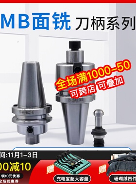 平面型数控刀柄BT50-FMB22-100L加工中心车床铣刀盘连接杆CNC刀具