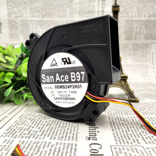 原装三洋SANYO 9BMB24P2K01 24V 1.62A 9733大风量烧烤炉涡轮风扇