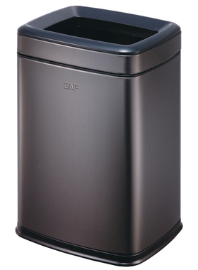 南方GNF高端不锈钢垃圾桶家用客厅卧室方形双层垃圾筒厨房无盖