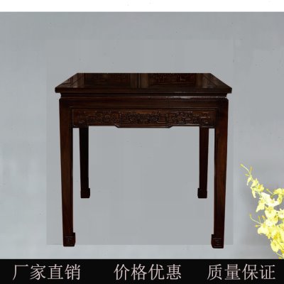 红木家具非洲黑檀木小方桌正方着四方桌实木茶桌餐桌八仙桌棋牌桌
