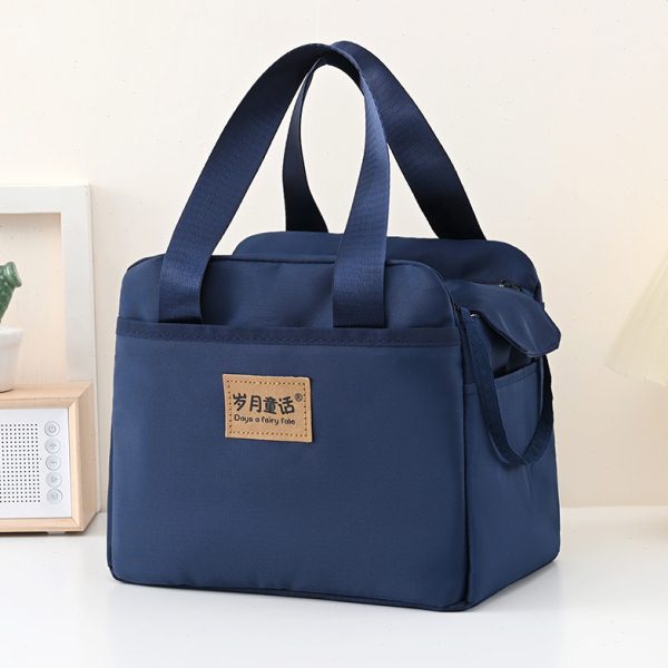 大号便当袋手提饭盒包学生午餐袋上班族大容量带饭包装餐盒袋子