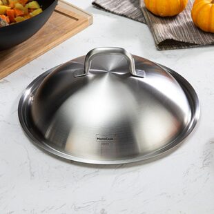 Momscook慕厨 304不锈钢锅盖32/36cm 适合店内相同内径锅具