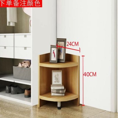 三角柜矮柜角柜厨房直角置物架边角墙角书桌小户型花架转角书架