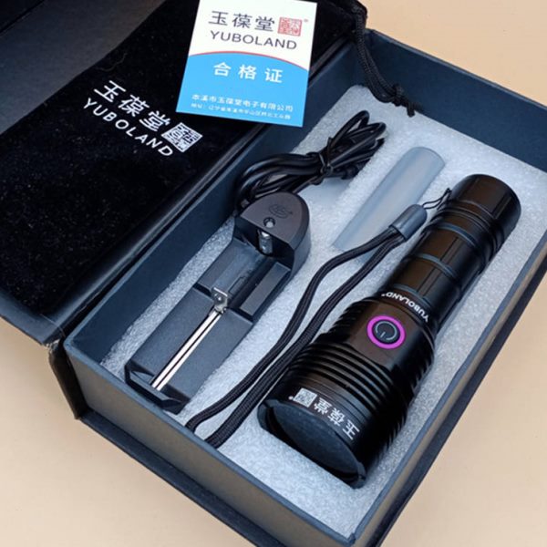 德国荧光紫外线笔验钞灯手电筒充电便携钱币专用玉石文玩检测