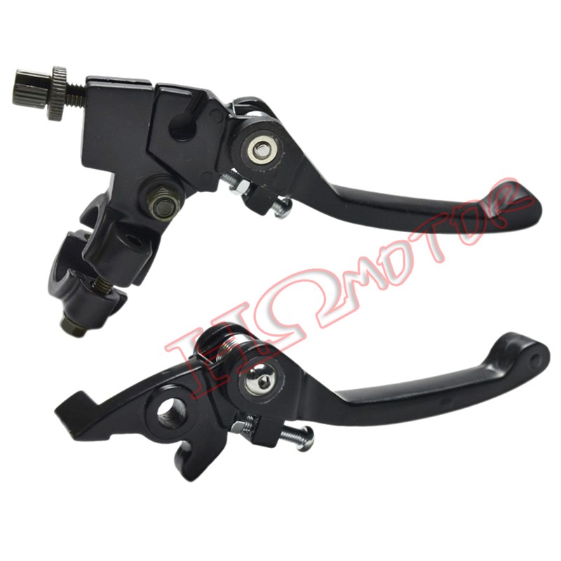 CQR250越野摩托车防摔折叠离合器把手刹车手把越野车改装配件通用