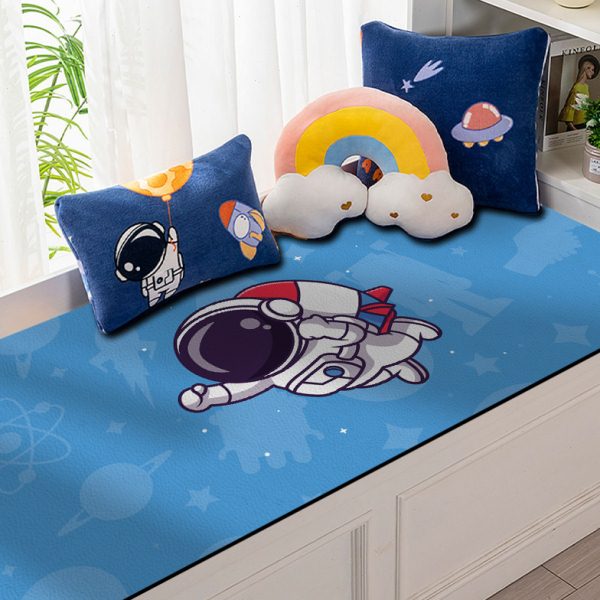 儿童房飘窗垫男孩软垫定制防水防潮窗台垫子可裁剪p皮革可擦四季