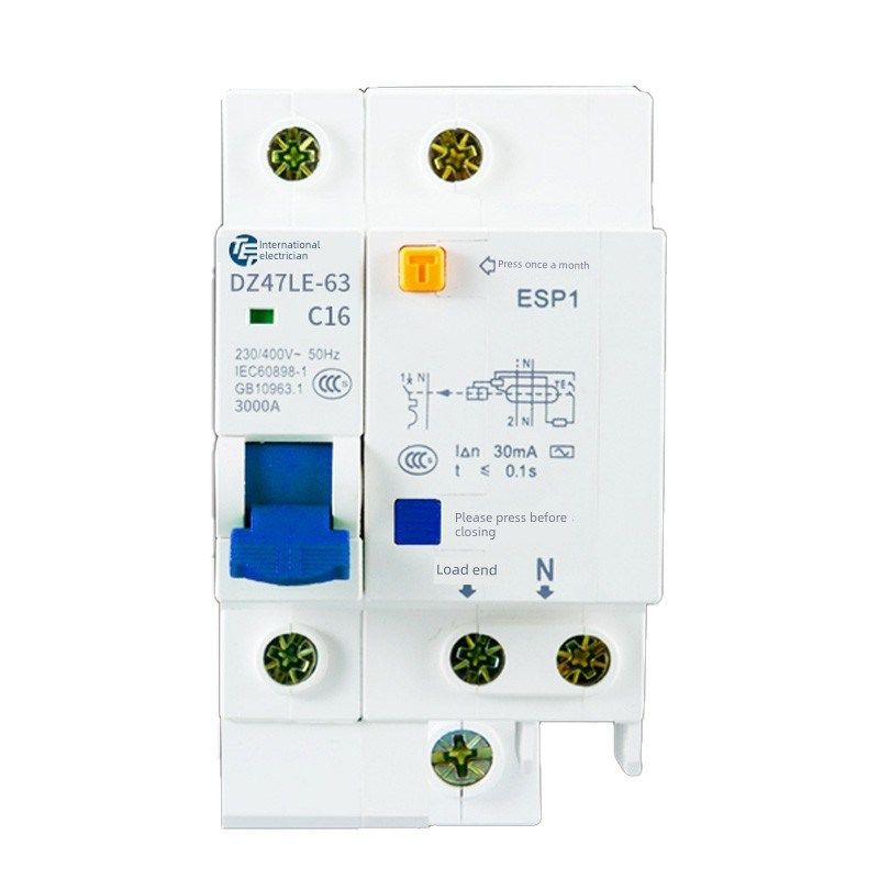 国际电工漏电保护开关家用2P63Aa空C气开关带断路器总开关空气开