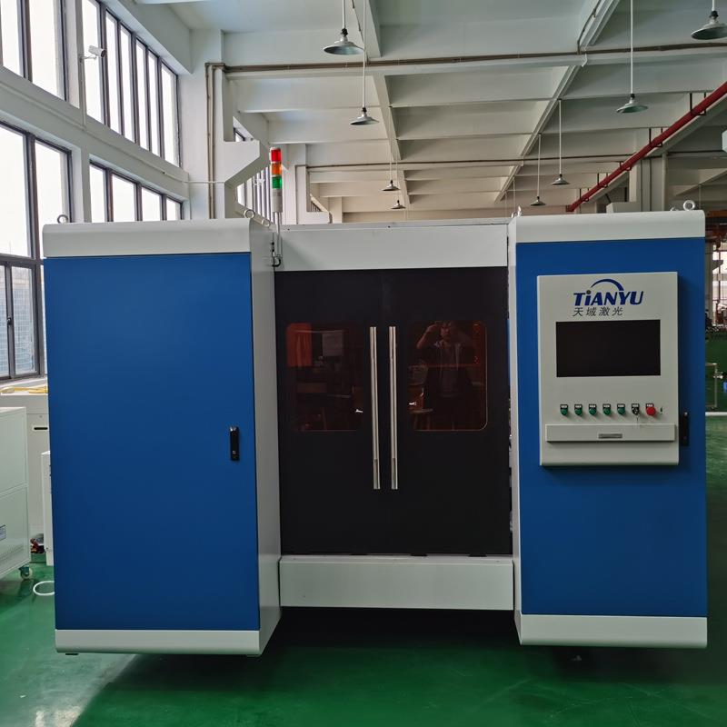 中高功率金属光纤激光切割机价格自动上下料天域直供