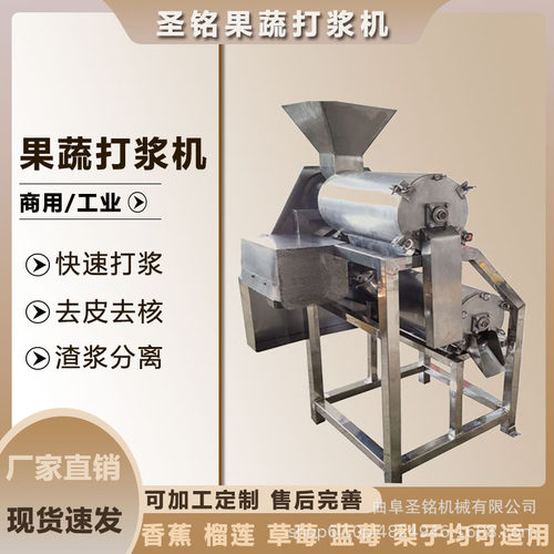 大型果蔬渣浆分离去核打浆 桃子番茄打浆机 商用南瓜苹果打泥