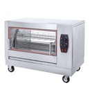 卧式 旋转烤鸡炉商用摇滚烤鸭炉全自动鸡架电烤禽炉奥尔良鸡排烤箱