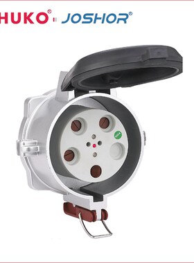 大电流工业插头4P5芯200A/250A/400A防水工业连接器码头专用75216