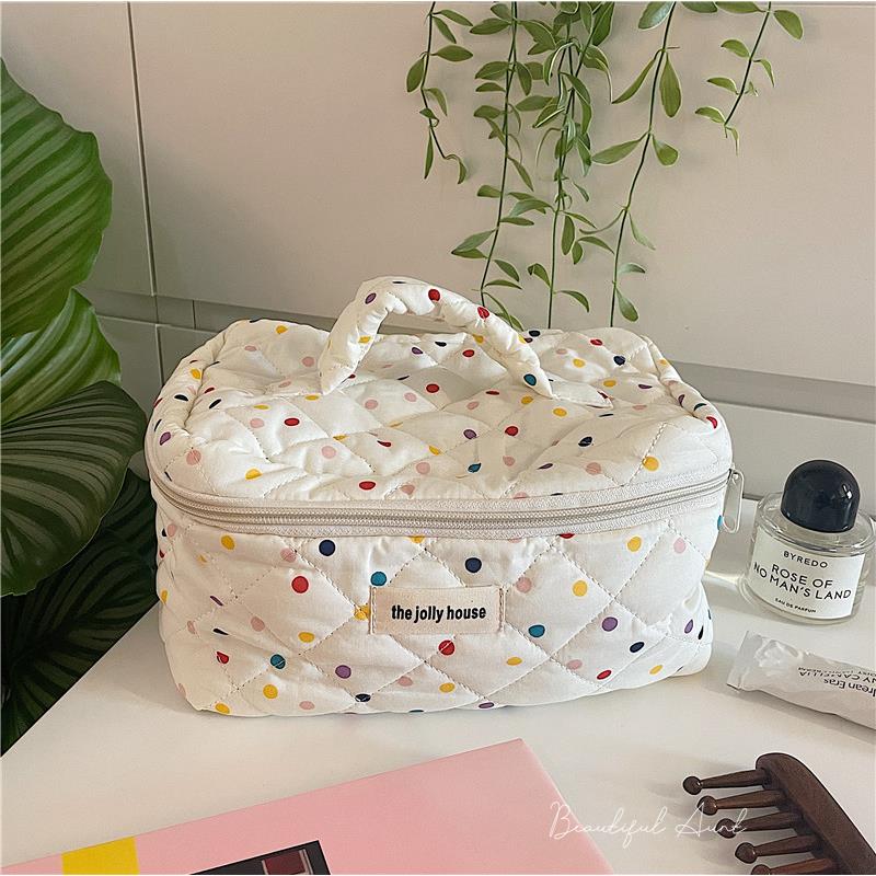*漂亮的小姨妈*化妆包大容量便携式洗漱包化妆品收纳包旅行收纳袋