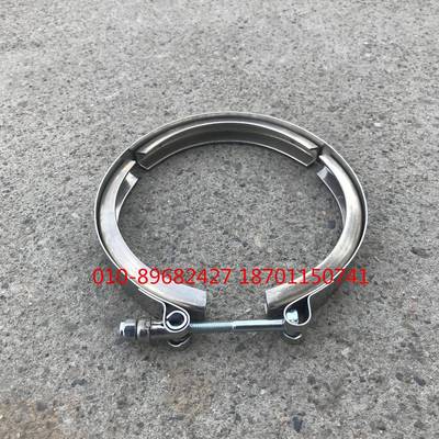 适用于戴姆勒欧曼汽车配件ETX增压器排气管卡箍GTL消声器卡子EST