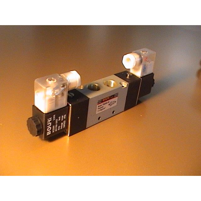 电磁阀TG3522-08C E三位五通气动电子电控换向阀AC220V DC24V 36V