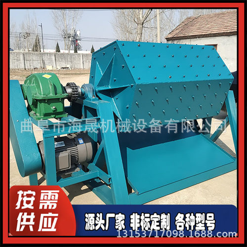 定做金属渣干磨机 用途广泛去毛刺研磨机 火烧铁六角滚筒抛光机