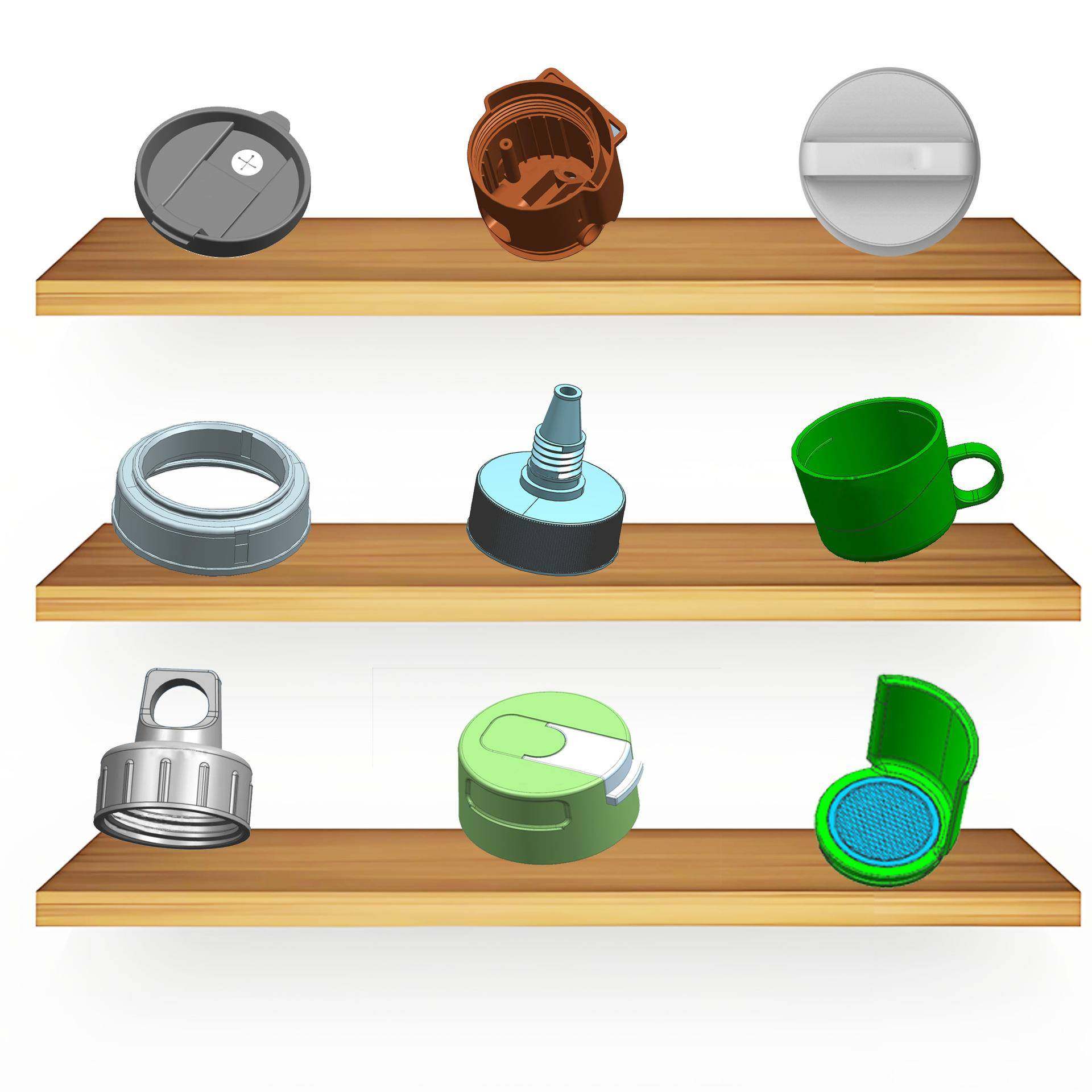 保温杯按压式弹跳盖模具不锈钢水杯开模注塑磁弹杯杯盖定制加工,五金/工具,注塑机,淘宝优惠券,粉丝福利购,淘宝优惠卷